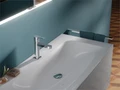 Смеситель для умывальника на одно отверстие 100, без гарнитуры KEUCO IXMO FLAT, 59502013100, хром 59502013100