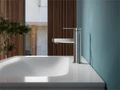 Смеситель для умывальника на одно отверстие 100, без гарнитуры KEUCO IXMO FLAT, 59502013100, хром 59502013100