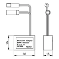 Bluetooth Адаптер KEUCO Комплектующие для смесителей, 59911000000, пластик, черный 59911000000