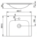 Раковина Keuco Plan, белый, 465 х 17 х 383 мм 32930314601