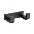 Крючок двойной ABBER Westen AA1750B черный матовый 6159 - фото 57621