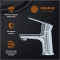 Orange Sofi M43-021cr однозахватный смеситель для раковины без донного клапана (подходит донный клапан Orange X1-004 cr) M43-021cr