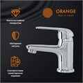 Orange Iris M41-021cr однозахватный смеситель для раковины без донного клапана (подходит донный клапан Orange X1-004 cr) M41-021cr