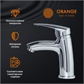 Orange Alfi M18-021cr однозахватный смеситель для раковины без донного клапана  (подходит донный клапан Orange X1-004 cr) M18-021cr