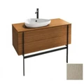 Тумба под раковину Jacob Delafon Nouvelle Vague 120 см, EB3042-NR2, цвет - коричневая кожа EB3042-NR2