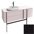 Тумба под раковину Jacob Delafon Nouvelle Vague 145 см, EB3043RU-M61, черный мягкий EB3043RU-M61