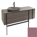 Тумба под раковину Jacob Delafon Nouvelle Vague 145 см, EB3044-G1B, розовый перец глянцевый EB3044-G1B