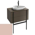 Тумба под раковину Jacob Delafon Nouvelle Vague 80 см, EB3039-G97, бежевый глянцевый EB3039-G97