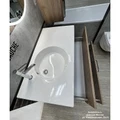 Тумба под раковину Jacob Delafon Odeon Rive Gauche 100 см, EB2524-R9-E52, цвет дуб табак, ручки черные EB2524-R9-E52