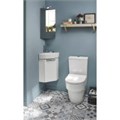 Тумба под раковину Jacob Delafon Odeon Rive Gauche EB2580G-R5-G1C, 45 см, петли слева, ручка хром, цвет белый глянцевый EB2580G-R5-G1C