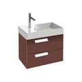 Тумба под раковину Jacob Delafon Rithmik EB1300-N23, 60 см, подвесная, цвет ледяной коричневый глянцевый EB1300-N23