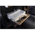 Тумба под раковину Jacob Delafon Terrace EB1187-M61, 100 см, подвесная, цвет черный мягкий EB1187-M61