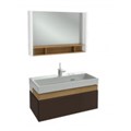 Тумба под раковину Jacob Delafon Terrace EB1187-N23, 100 см, подвесная, цвет коричневый лак EB1187-N23