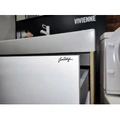 Тумба под раковину Jacob Delafon Vivienne EB1668-E75-J5, 100 см, корпус дуб давос натуральный, фасад белый блестящий, ручки хром EB1668-E75-J5