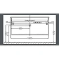 Тумба под раковину Jacob Delafon Vox EB2075-R1-E16, 100 см, цвет ореховое дерево EB2075-R1-E16