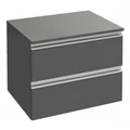 Тумба подвесная Jacob Delafon Vox 60 EB2060-RA-442, 60*46 см, серая антрацит EB2060-RA-442
