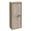 Шкаф-пенал Jacob Delafon Vivienne EB1510-E70-E71, 40 х 100 см, ручки хром, корпус арлингтонский дуб, фасад серый дуб EB1510-E70-E71