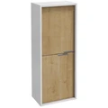 Шкаф-пенал Jacob Delafon Vivienne EB1510-N18-E70, 40 х 100 см, ручки хром, корпус белый глянцевый, фасад арлингтонский дуб EB1510-N18-E70