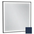 Зеркало Jacob Delafon Allure EB1433-S06, 60 х 60 см, с подсветкой, бесконтактным выключателем, лакированная рама темно-синий сатин EB1433-S06