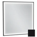 Зеркало Jacob Delafon Allure EB1433-S14, 60 х 60 см, с подсветкой, бесконтактным выключателем, лакированная рама черный сатин EB1433-S14