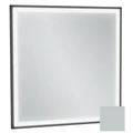 Зеркало Jacob Delafon Allure EB1433-S25, 60 х 60 см, с подсветкой, бесконтактным выключателем, лакированная рама голубой шторм сатин EB1433-S25