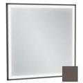 Зеркало Jacob Delafon Allure EB1433-S32, 60 х 60 см, с подсветкой, бесконтактным выключателем, лакированная рама светло-коричневый сатин EB1433-S32