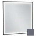 Зеркало Jacob Delafon Allure EB1433-S40, 60 х 60 см, с подсветкой, бесконтактным выключателем, лакированная рама насыщенный серый сатин EB1433-S40