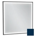 Зеркало Jacob Delafon Allure EB1433-S56, 60 х 60 см, с подсветкой, бесконтактным выключателем, лакированная рама морской синий сатин EB1433-S56