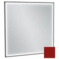 Зеркало Jacob Delafon Allure EB1435-S08, 80 х 80 см, с подсветкой, бесконтактным выключателем,лакированная рама темно-красный сатин EB1435-S08
