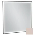 Зеркало Jacob Delafon Allure EB1435-S42, 80 х 80 см, с подсветкой, бесконтактным выключателем, лакированная рама пыльная роза сатин EB1435-S42