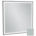 Зеркало Jacob Delafon Allure EB1435-S51, 80 х 80 см, с подсветкой, бесконтактным выключателем, лакированная рама миндальный сатин EB1435-S51