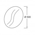 Зеркало Jacob Delafon EB1143-NF, 50 см EB1143-NF