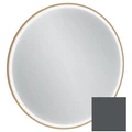 Зеркало Jacob Delafon Odeon Rive Gauche EB1290-S17, 90 см, с подсветкой, лакированная рама серый антрацит сатин EB1290-S17