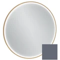 Зеркало Jacob Delafon Odeon Rive Gauche EB1290-S40, 90 см, с подсветкой, лакированная рама насыщенный серый сатин EB1290-S40