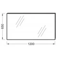 Зеркало Jacob Delafon Odeon Up EB1085-NF 120 см EB1085-NF