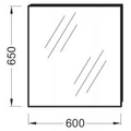 Зеркало Jacob Delafon Odeon Up, EB1080-NF, 60 см EB1080-NF