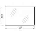 Зеркало Jacob Delafon Odeon Up, EB1084-NF, 110 см EB1084-NF