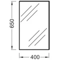 Зеркало Jacob Delafon Rythmik EB1044-NF 40 см EB1044-NF