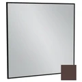 Зеркало Jacob Delafon Silhouette EB1425-F32, 80 х 80 см, лакированная рама ледяной коричневый сатин EB1425-F32