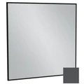 Зеркало Jacob Delafon Silhouette EB1425-S17, 80 х 80 см, лакированная рама серый антрацит сатин EB1425-S17