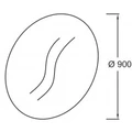 Зеркало Jacob Delafon, 90 см, EB1291-NF EB1291-NF