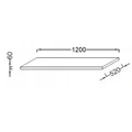 Столешница Jacob Delafon Parallel EB50-1200, 120 см EB50-1200-N18