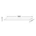 Столешница Jacob Delafon Parallel EB52-1600-N18, 160 см, белый блестящий EB52-1600-N18