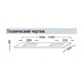 Столешница Jacob Delafon Parallel EB54-1450-E10, цвет - квебекский дуб EB54-1450-E10