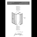 Душевое ограждение Jacob Delafon Nouvelle Vague 1500, 147 см, профиль черный, стекло прозрачное 308367