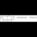 Накладная раковина Jacob Delafon Vox EVA112-00 120 х 45 см EVA112-00