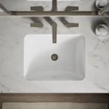 Раковина Jacob Delafon (Kohler) Caxton 20413T-0, 55 x 42 см, встраиваемая, цвет белый 20413T-0