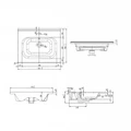Раковина Jacob Delafon Madeleine EXCK112-00, 60 x 45 см, белая EXCK112-00
