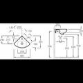 Раковина Jacob Delafon Odeon Up E4733-00 34 х 34 см E4733-00