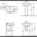 Раковина Jacob Delafon Odeon Up E4755G-00, 56 см, цвет белый E4755G-00